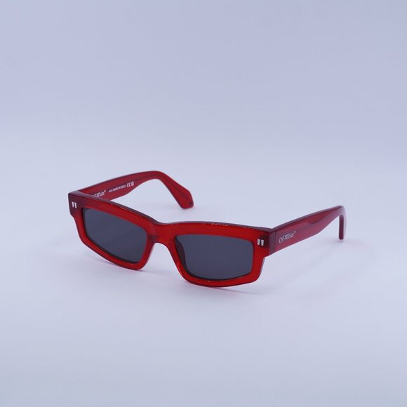 ?️New Off-White OERI135 MIRAMAR 2507 Sunglasses - Red Frame, Grey Lenses main image 6